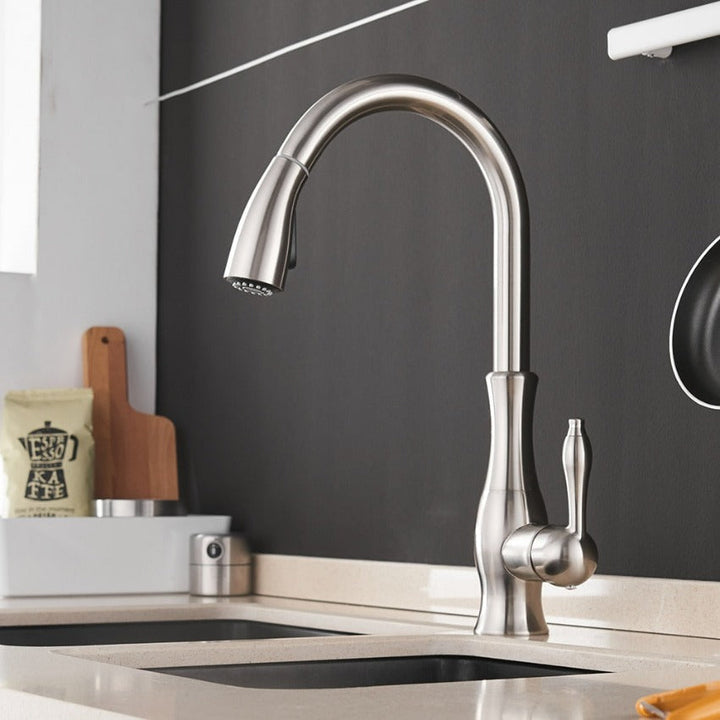 BowLift | Anton - Retractable kitchen faucet