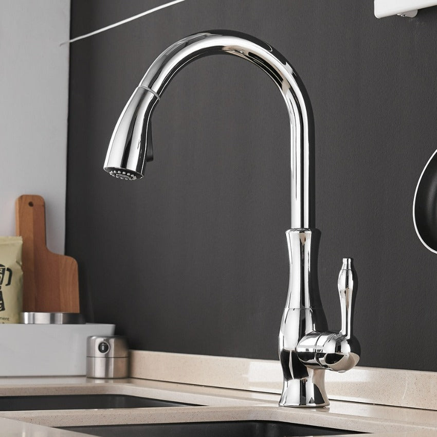 BowLift | Anton - Retractable kitchen faucet