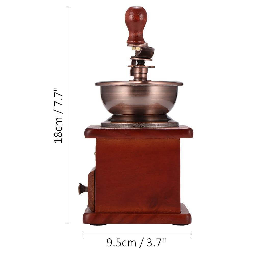 Azura | Wooden Antique Manual Coffee Grinder