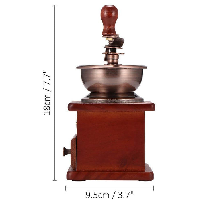 Azura | Wooden Antique Manual Coffee Grinder