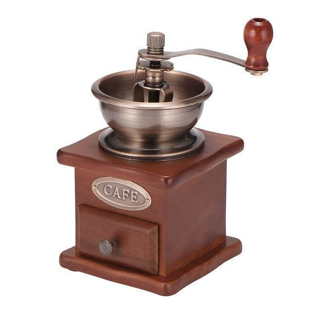 Azura | Wooden Antique Manual Coffee Grinder