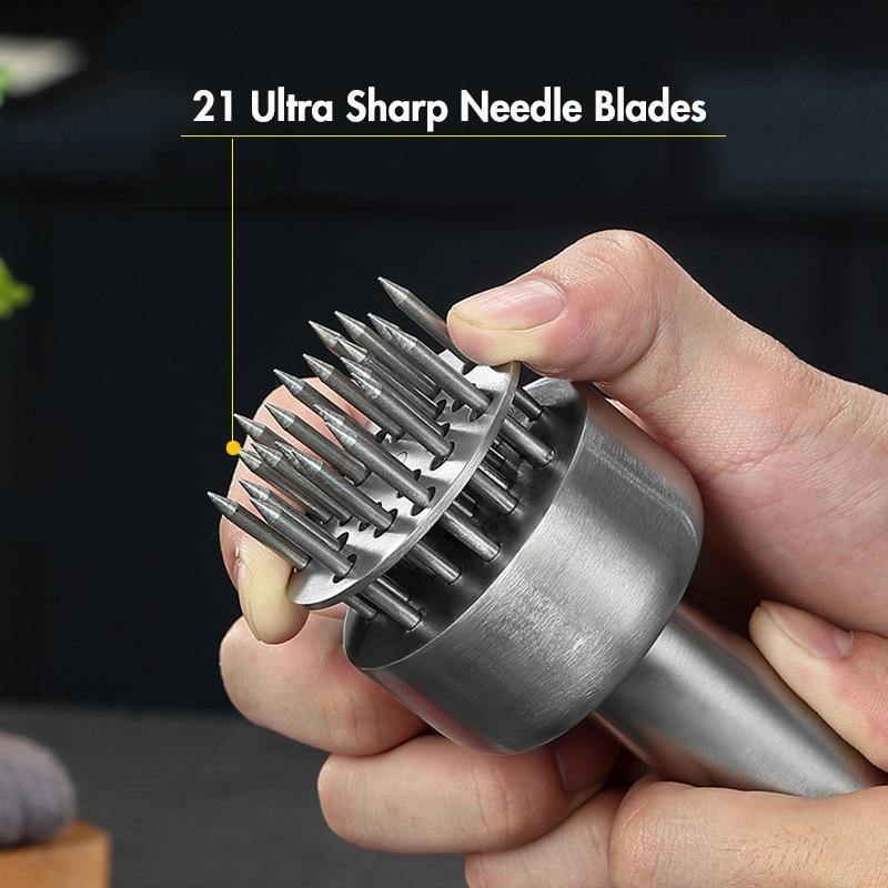 Azura | Stainless Steel Ultra Sharp Meat Tenderizer