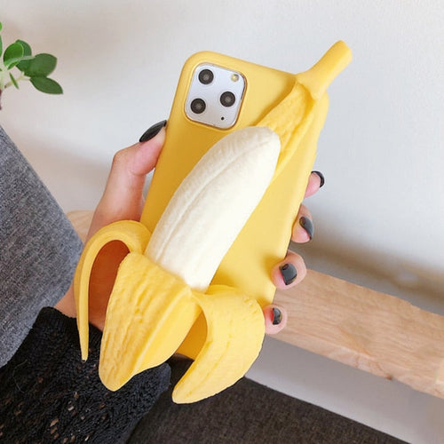 Azura | Funny Stress Reliever 3D Banana Phone Case