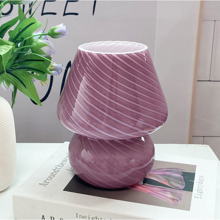 BowLift | Creative Mushroom Glass Mushroom Table Lamp