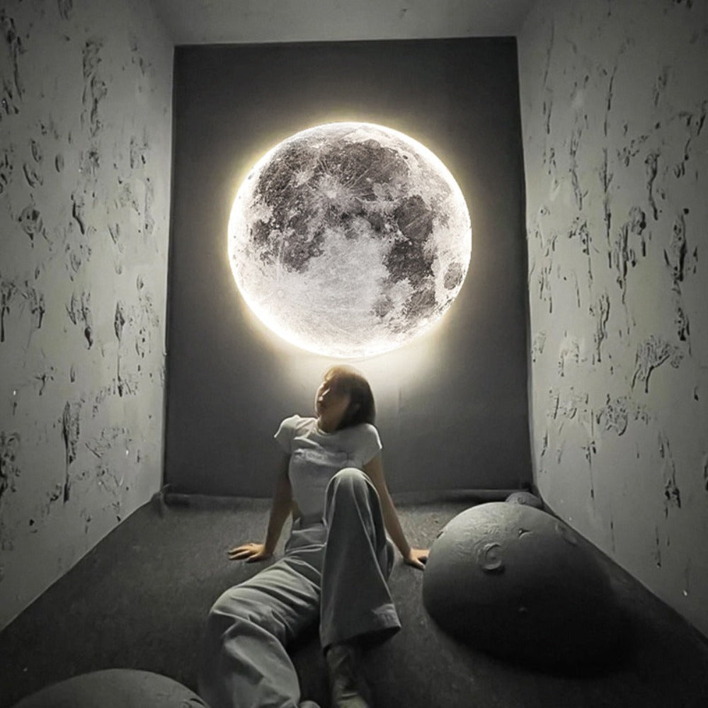 BowLift | 3D LED Moon or Earth Ceiling or Wall Lamp (3 Styles) 24CM-80CM