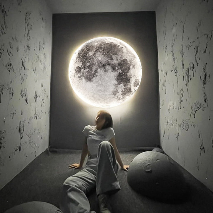 BowLift | 3D LED Moon or Earth Ceiling or Wall Lamp (3 Styles) 24CM-80CM