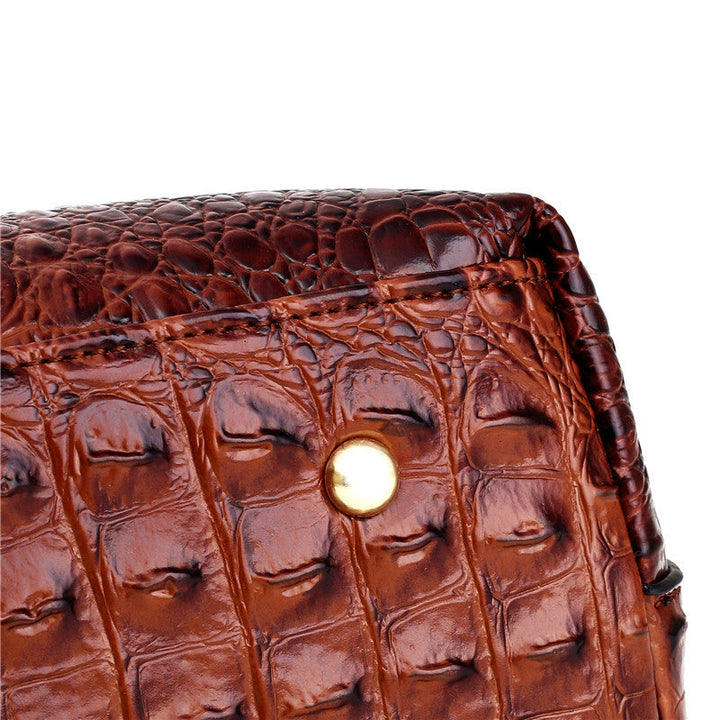 Oriana - Retro Gradient Crocodile Handbag
