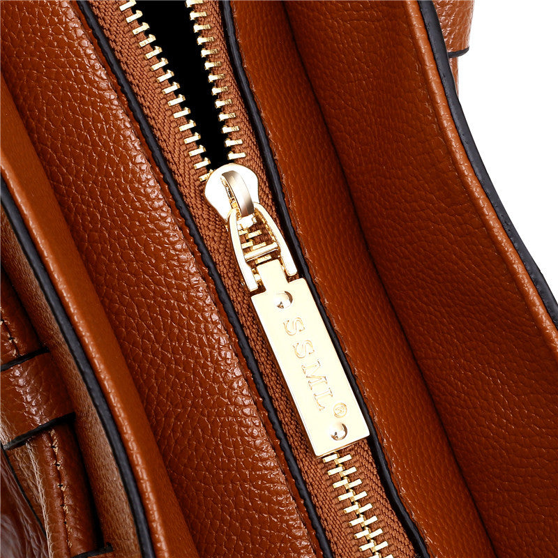Oriana - Retro Gradient Crocodile Handbag