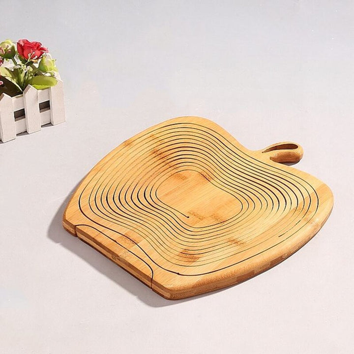 Azura | Foldable All-Natural Wooden Fruit Bowl