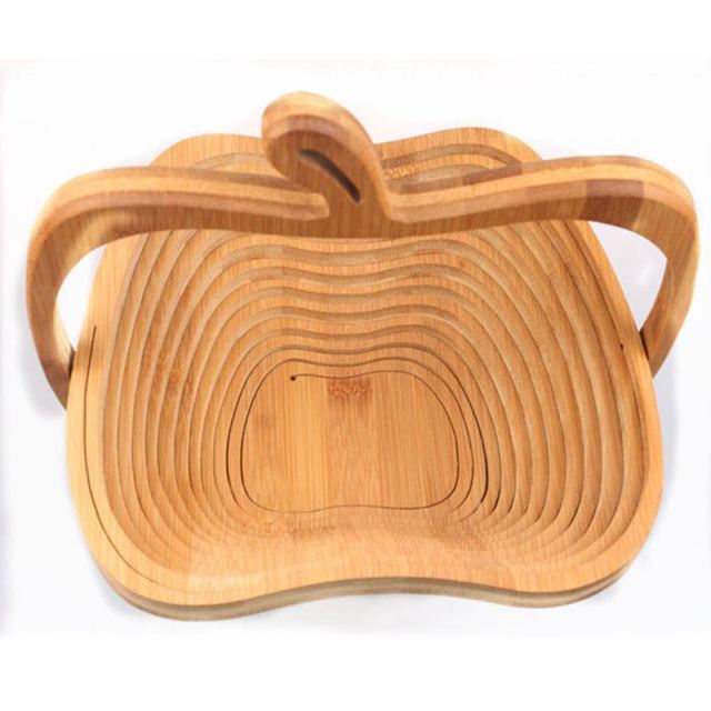 Azura | Foldable All-Natural Wooden Fruit Bowl