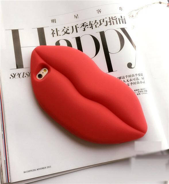 Azura | 3D Marilyn Monroe Big Sexy Red Lip Iphone Cases