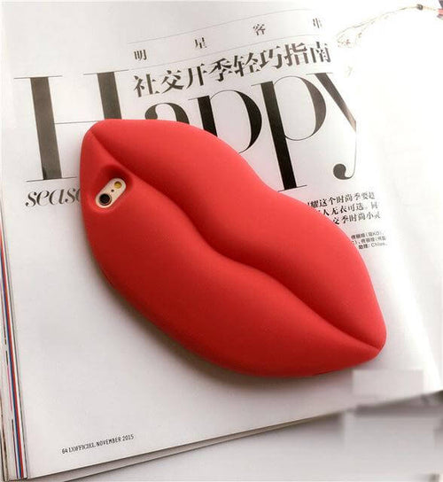Azura | 3D Marilyn Monroe Big Sexy Red Lip Iphone Cases