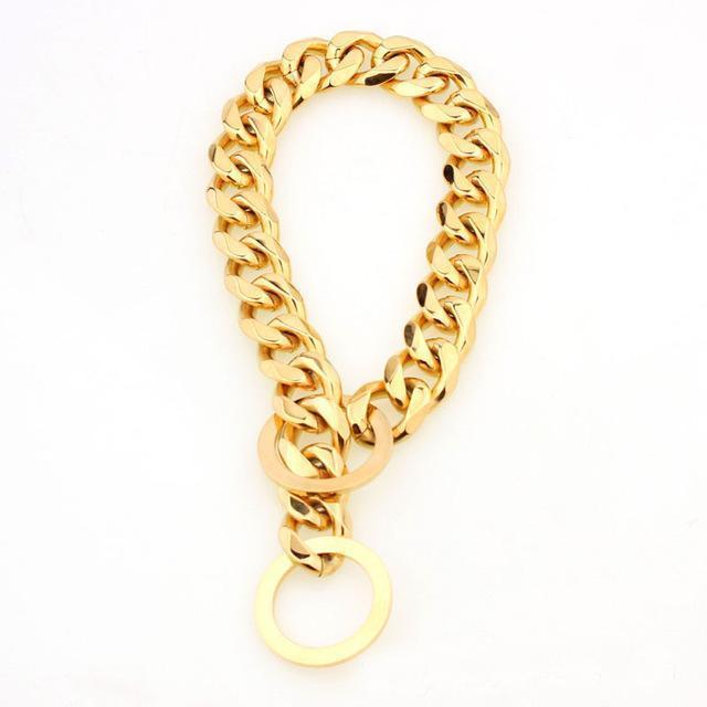 Azura | Big Hip Hop Chains Dog Collar 15mm