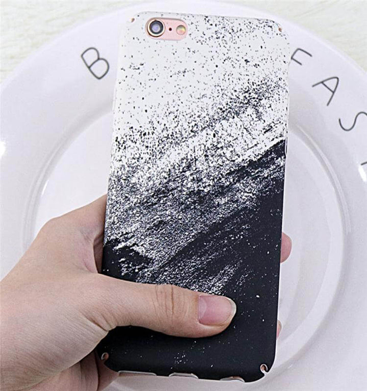 Azura | Classic Black White Graffiti Iphone Cases
