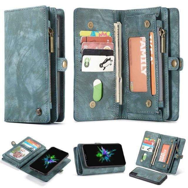 Azura | Detachable Genuine Leather Magnetic Flip Cover Phone Case