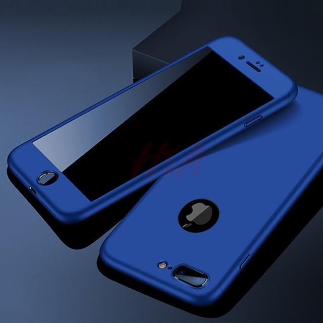 Azura | 360 Full Protection Phone Case For iPhone With Front Glass Cover