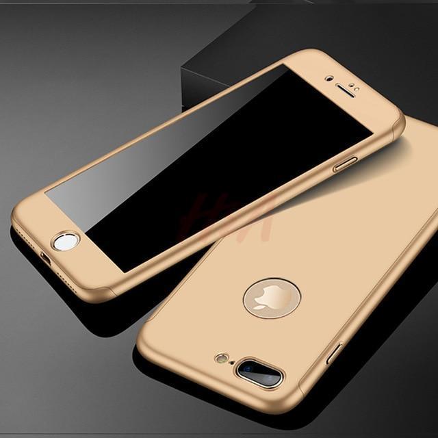 Azura | 360 Full Protection Phone Case For iPhone With Front Glass Cover