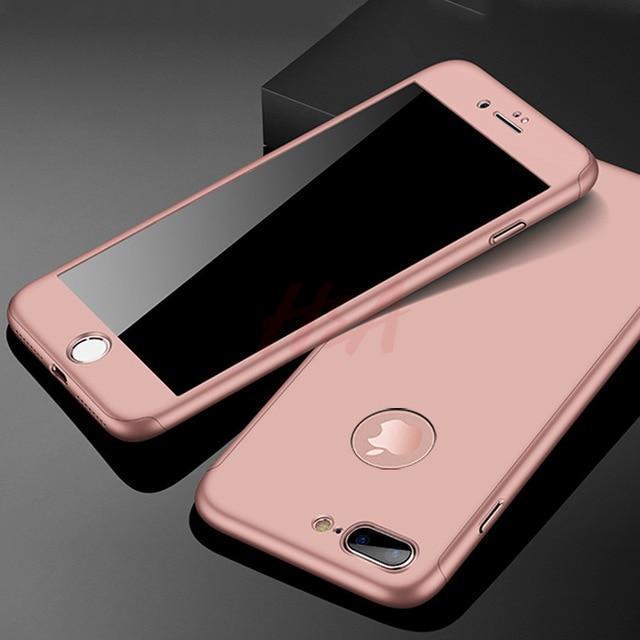 Azura | 360 Full Protection Phone Case For iPhone With Front Glass Cover