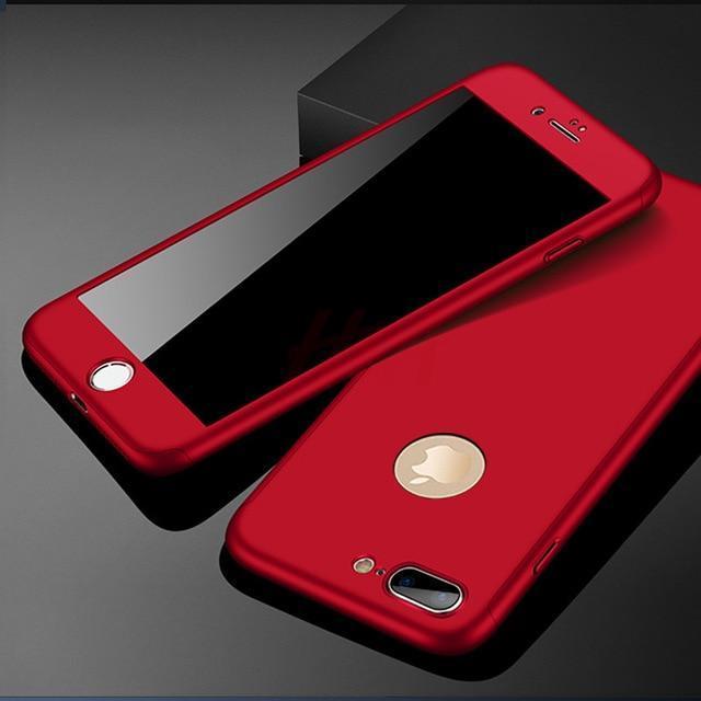 Azura | 360 Full Protection Phone Case For iPhone With Front Glass Cover