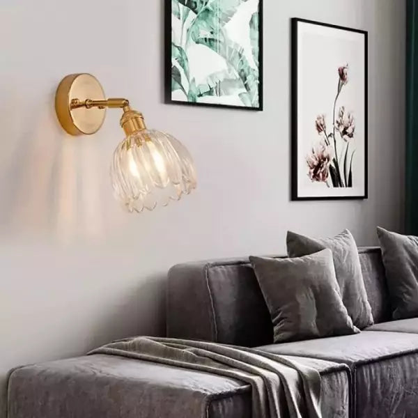 BowLift | Flower Bud Tulip Glass Wall Light