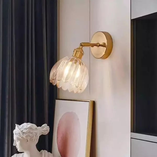 BowLift | Flower Bud Tulip Glass Wall Light