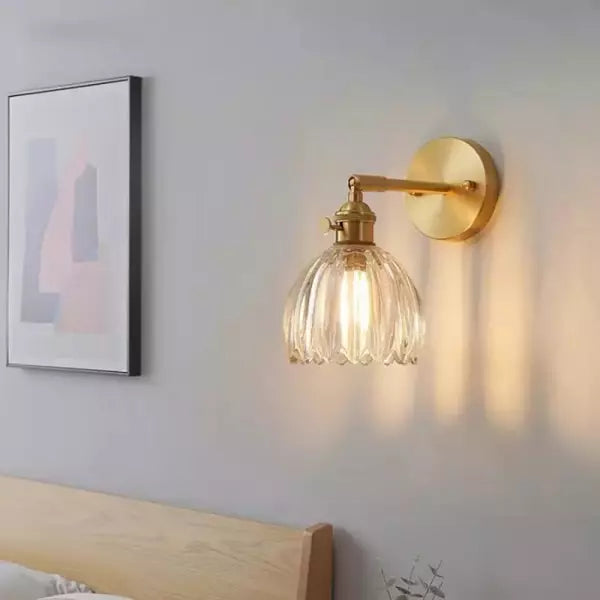 BowLift | Flower Bud Tulip Glass Wall Light