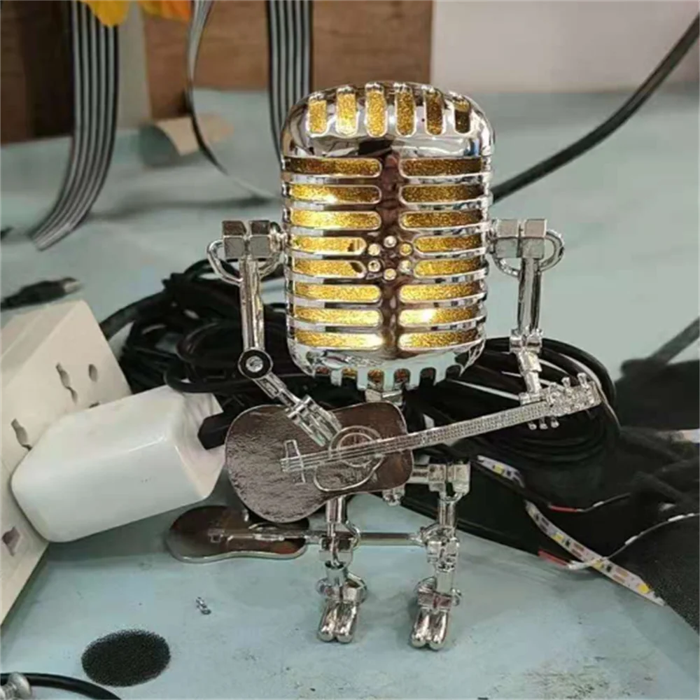 BowLift | Table Lamp with Industrial Robot Guitar Design