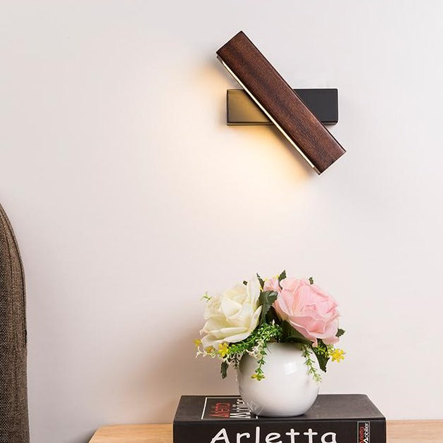 BowLift | Rotatable Wood LED Wall Lamp - Jasper