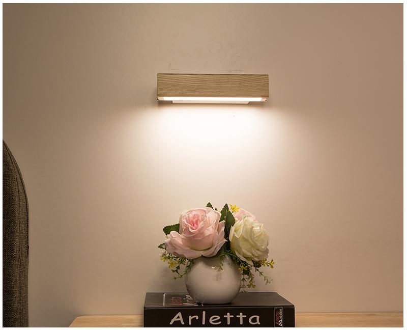 BowLift | Rotatable Wood LED Wall Lamp - Jasper