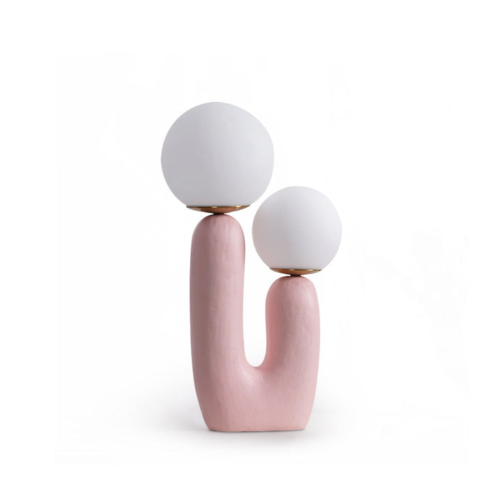 BowLift | Contemporary Style Table Lamp with Natural Accent