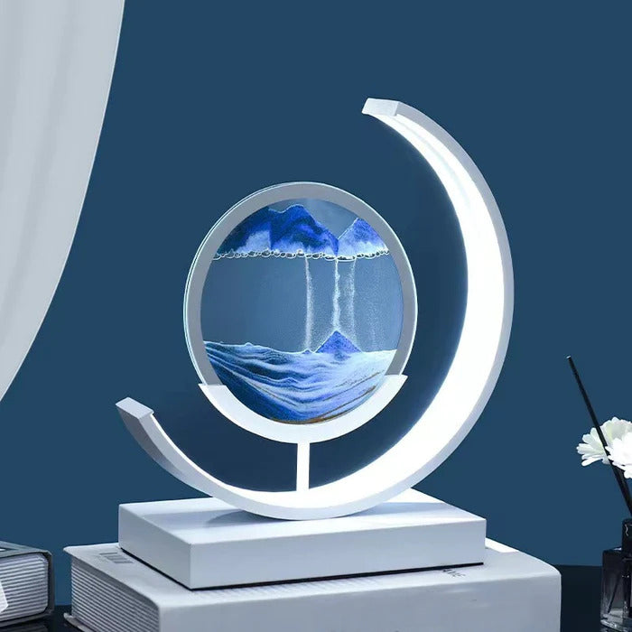 BowLift | LED Table Lamp with Moving Sand Landscape – SandLight