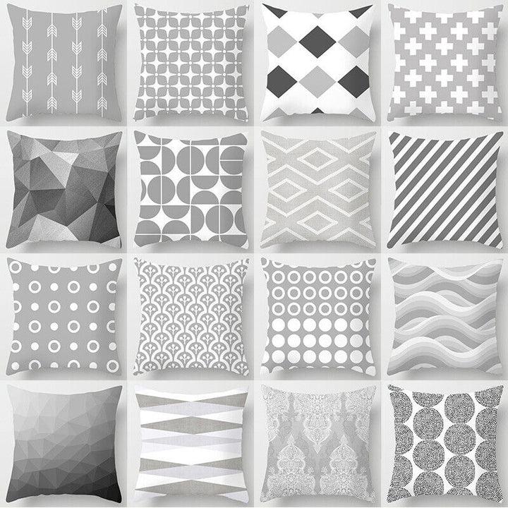 18" Cushion Cover Pillow Case Home Sofa Decor Pillowslip Waist Pillow Cover Soft Bowlift