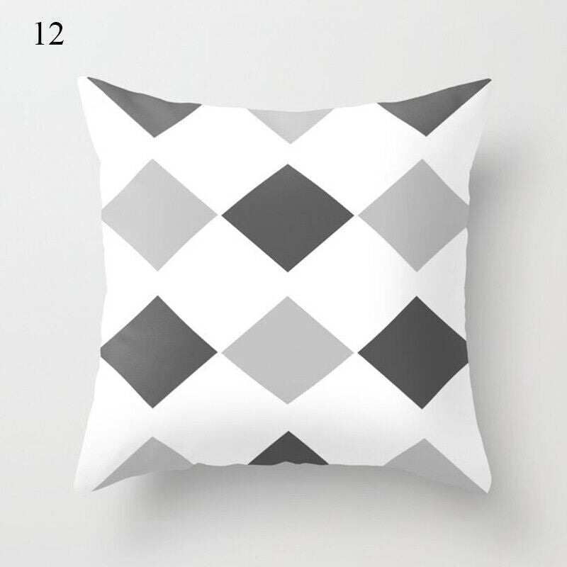 18" Cushion Cover Pillow Case Home Sofa Decor Pillowslip Waist Pillow Cover Soft Bowlift