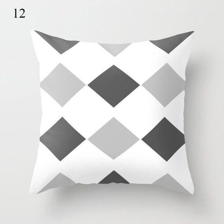 18" Cushion Cover Pillow Case Home Sofa Decor Pillowslip Waist Pillow Cover Soft Bowlift