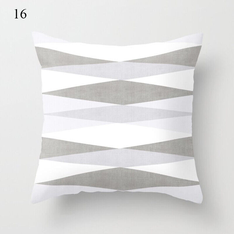 18" Cushion Cover Pillow Case Home Sofa Decor Pillowslip Waist Pillow Cover Soft Bowlift
