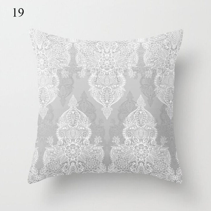 18" Cushion Cover Pillow Case Home Sofa Decor Pillowslip Waist Pillow Cover Soft Bowlift