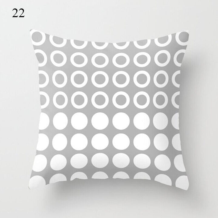18" Cushion Cover Pillow Case Home Sofa Decor Pillowslip Waist Pillow Cover Soft Bowlift