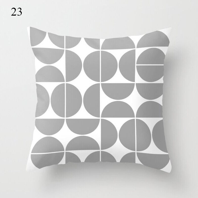 18" Cushion Cover Pillow Case Home Sofa Decor Pillowslip Waist Pillow Cover Soft Bowlift