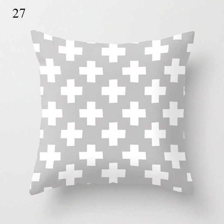 18" Cushion Cover Pillow Case Home Sofa Decor Pillowslip Waist Pillow Cover Soft Bowlift