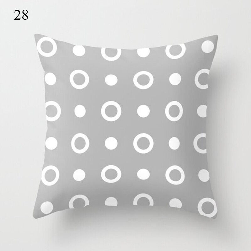 18" Cushion Cover Pillow Case Home Sofa Decor Pillowslip Waist Pillow Cover Soft Bowlift