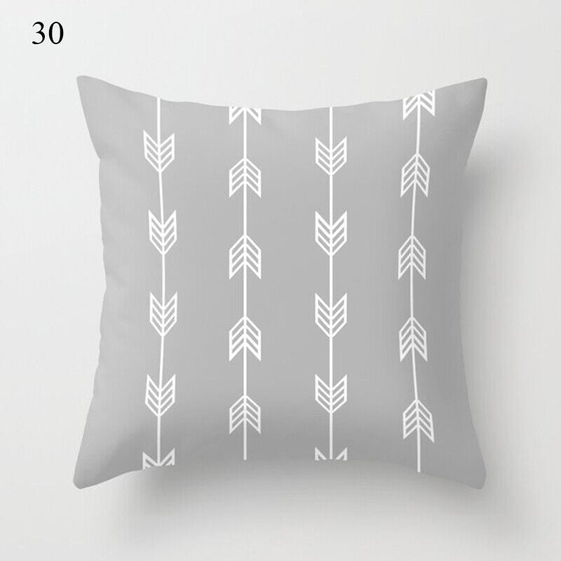 18" Cushion Cover Pillow Case Home Sofa Decor Pillowslip Waist Pillow Cover Soft Bowlift