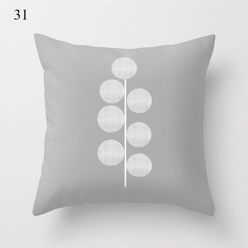 18" Cushion Cover Pillow Case Home Sofa Decor Pillowslip Waist Pillow Cover Soft Bowlift