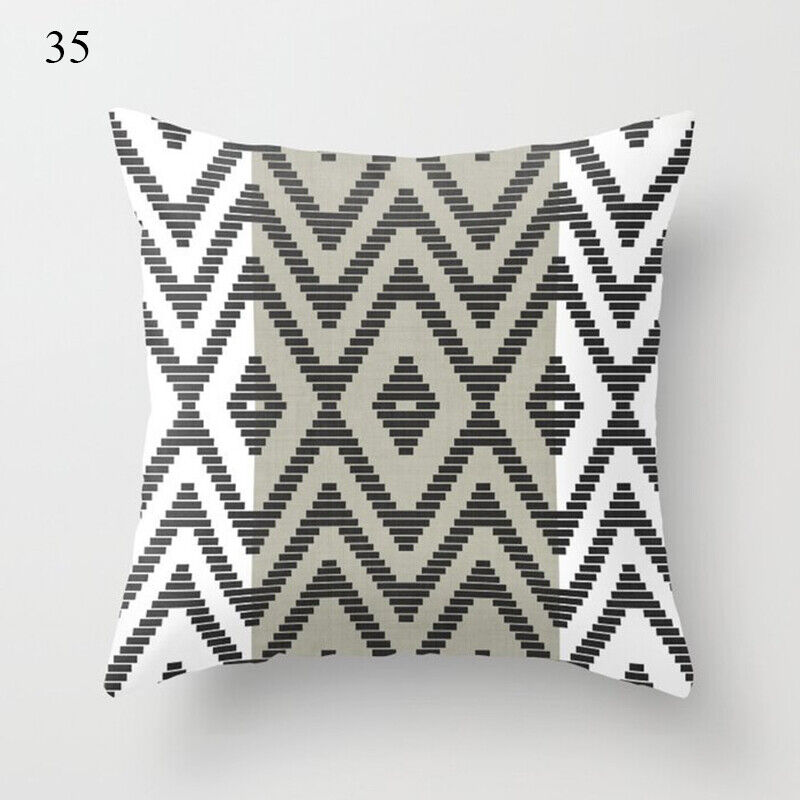 18" Cushion Cover Pillow Case Home Sofa Decor Pillowslip Waist Pillow Cover Soft Bowlift