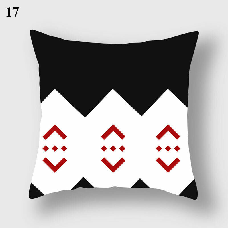 18" Cushion Cover Pillow Case Home Sofa Decor Pillowslip Waist Pillow Cover Soft Bowlift
