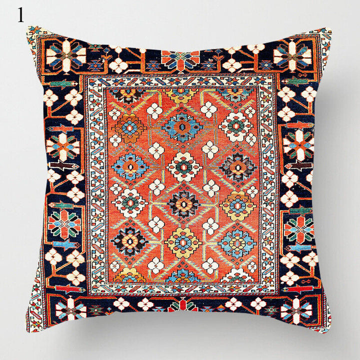Ethnic Boho Mandala Print Linen Throw Pillow Case Sofa Cushion Cover Home Decor# Bowlift
