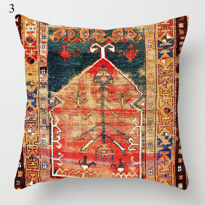 Ethnic Boho Mandala Print Linen Throw Pillow Case Sofa Cushion Cover Home Decor# Bowlift