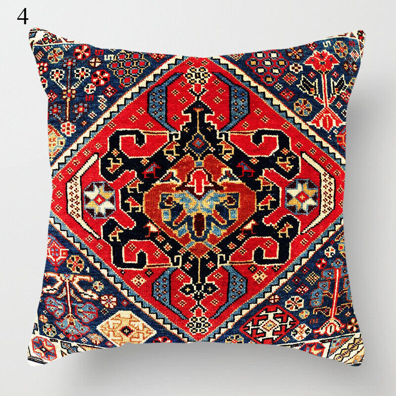 Ethnic Boho Mandala Print Linen Throw Pillow Case Sofa Cushion Cover Home Decor# Bowlift