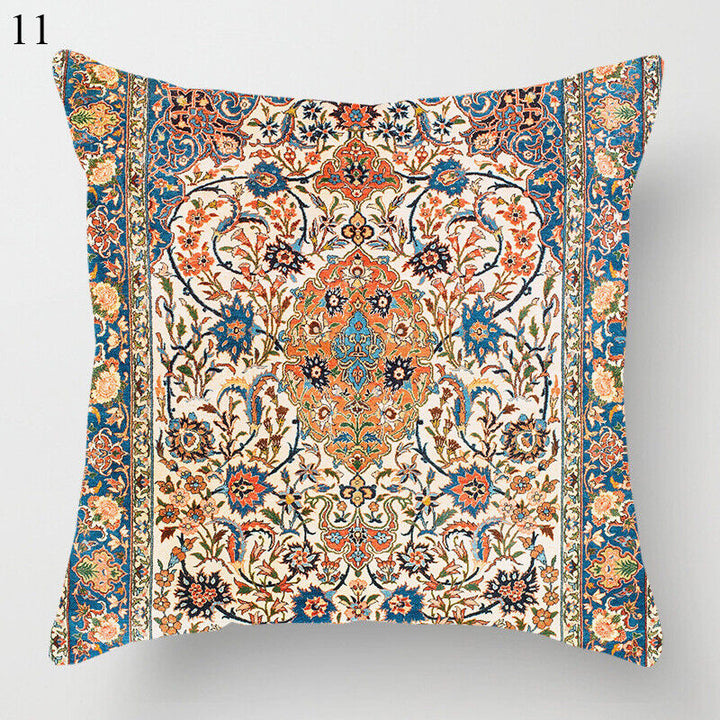 Ethnic Boho Mandala Print Linen Throw Pillow Case Sofa Cushion Cover Home Decor# Bowlift