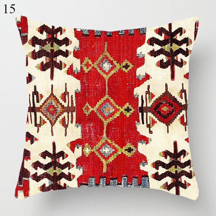 Ethnic Boho Mandala Print Linen Throw Pillow Case Sofa Cushion Cover Home Decor# Bowlift
