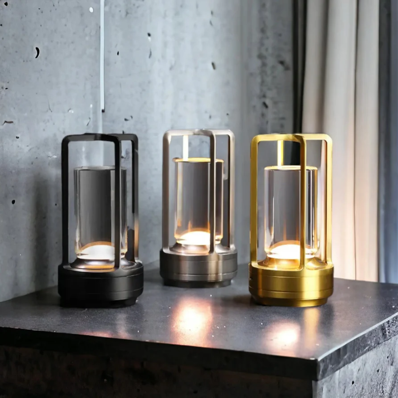 BowLift | Scandinavian Wireless LED Table Lamp - NordicaGlow